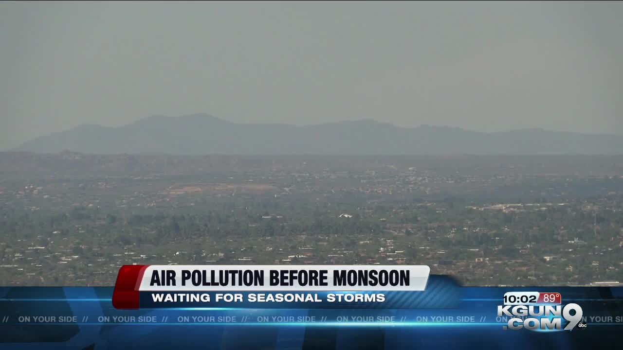 Lack of monsoon storms may affect air quality