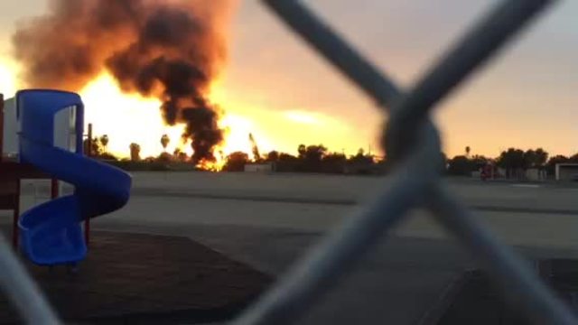 Witness video of plane crash in Clairemont | Video 1