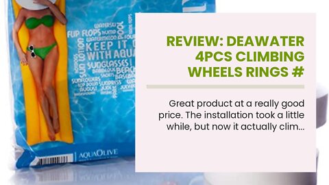 Review: deawater 4PCS Climbing Wheels Rings # 6101611 for Dolphin Robotic Pool Cleaners