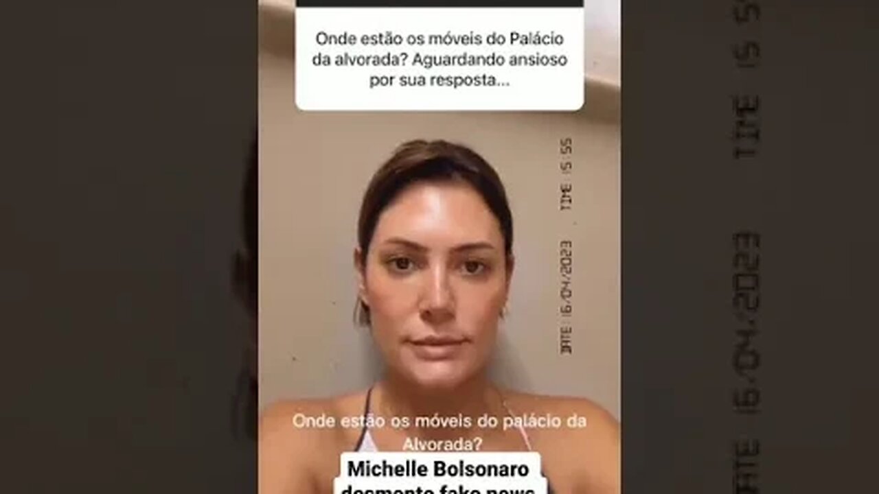 SAIBA A VERDADE! Michelle Bolsonaro fala sobre onde estão os móveis do Palácio da Alvorada