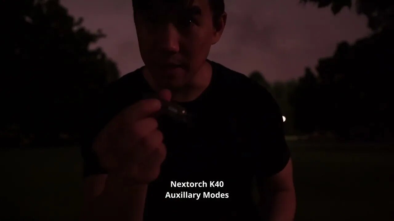 Nextorch K40: 200m beamshots and auxillary modes demonstration