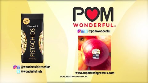 National Nutrition Month with Autumn Glory Apples, Wonderful Pistachios and POM Wonderful