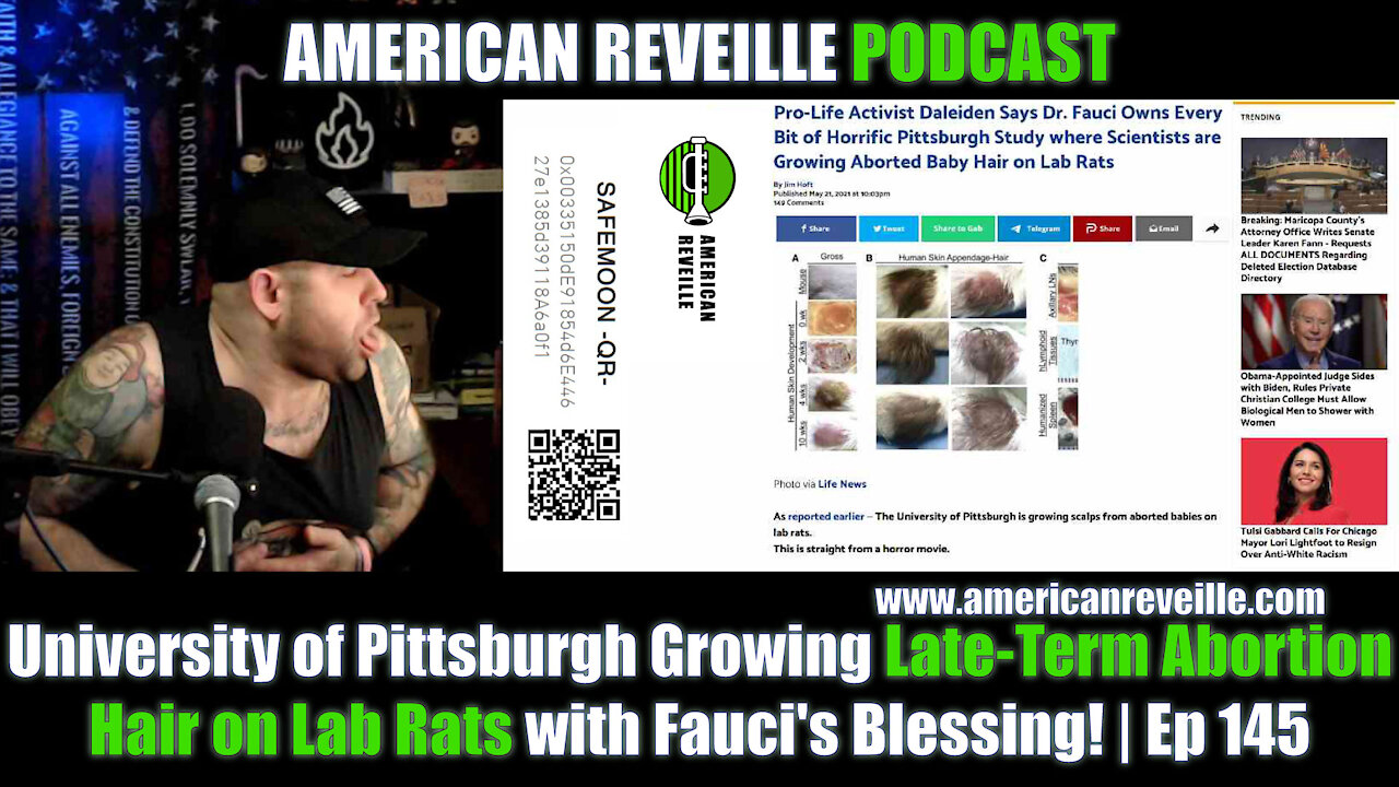 University of Pittsburgh Growing Late-Term Abortion Hair on Lab Rats with Fauci's Blessing! | Ep 145