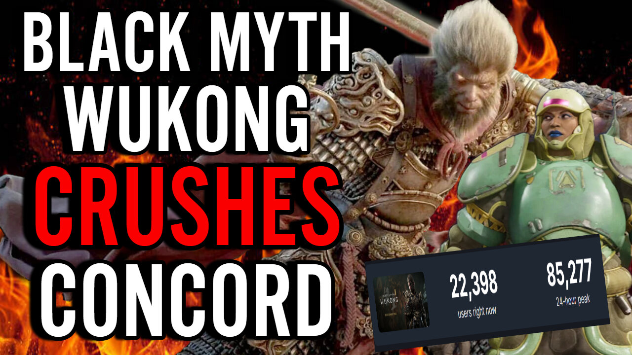 Black Myth Wukong Benchmark Test DESTROYS Woke Concord!! This Game Will Do MASSIVE Numbers!!