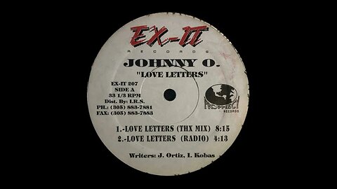 Johnny O.* – Love Letters