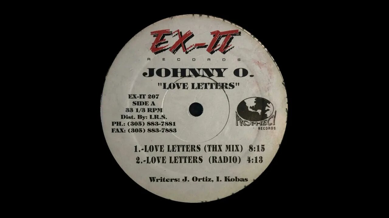 Johnny O.* – Love Letters