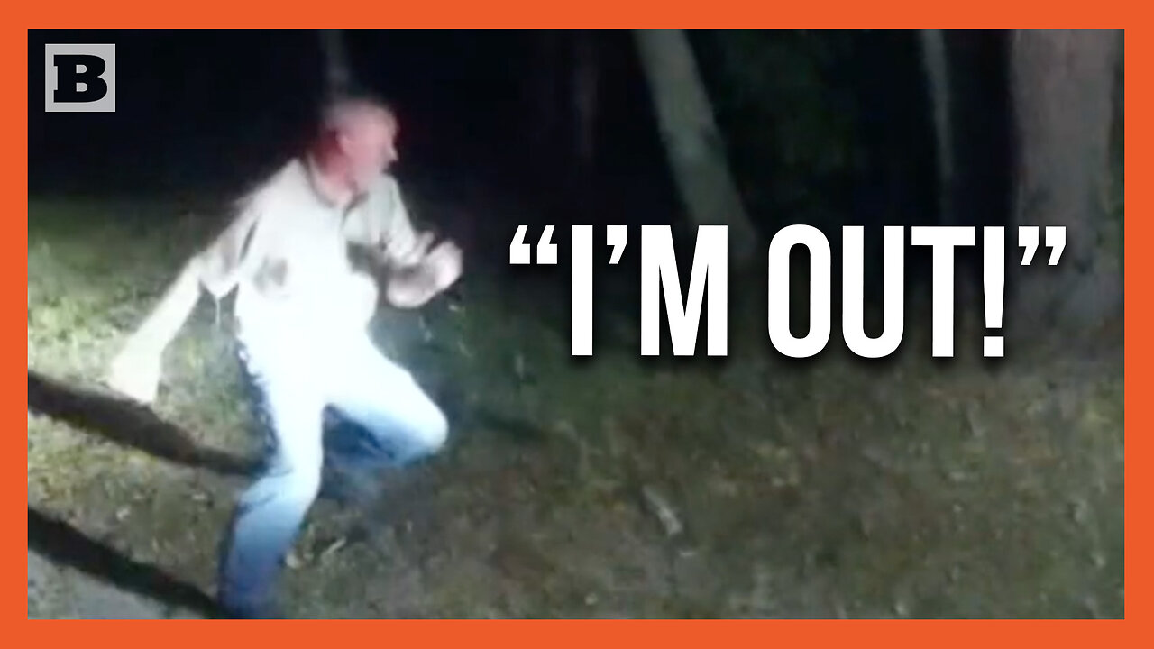 "I'm Out!" DUI Suspect Fakes Running Away for a Split Second