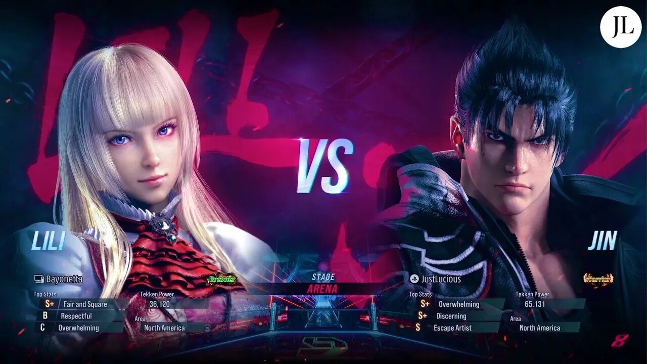 TEKKEN 8 - Lili vs Jin (FT2) (Closed Network Test)