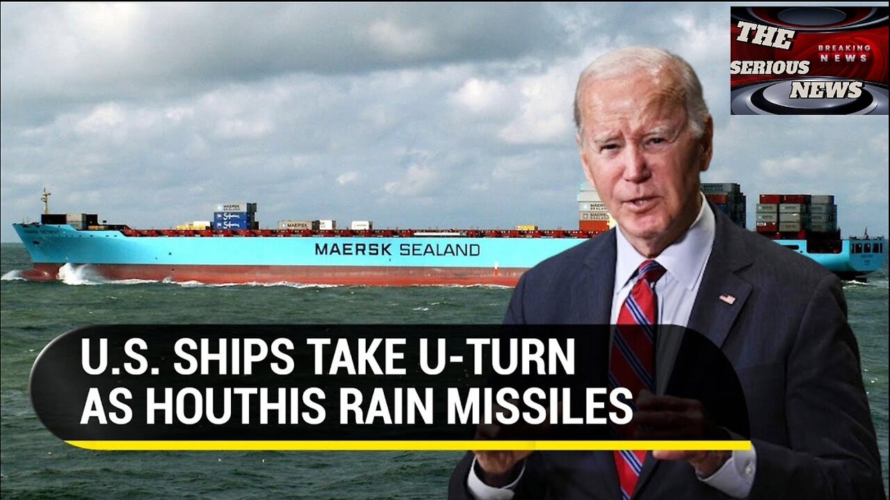 USA's ships take U turn as Houthis rain missiles🚀