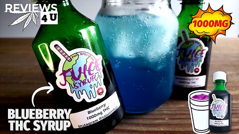 BLUEBERRY JUICE (1000MG THC SYRUP) REVIEW | MEDIBLE MUNCHIES