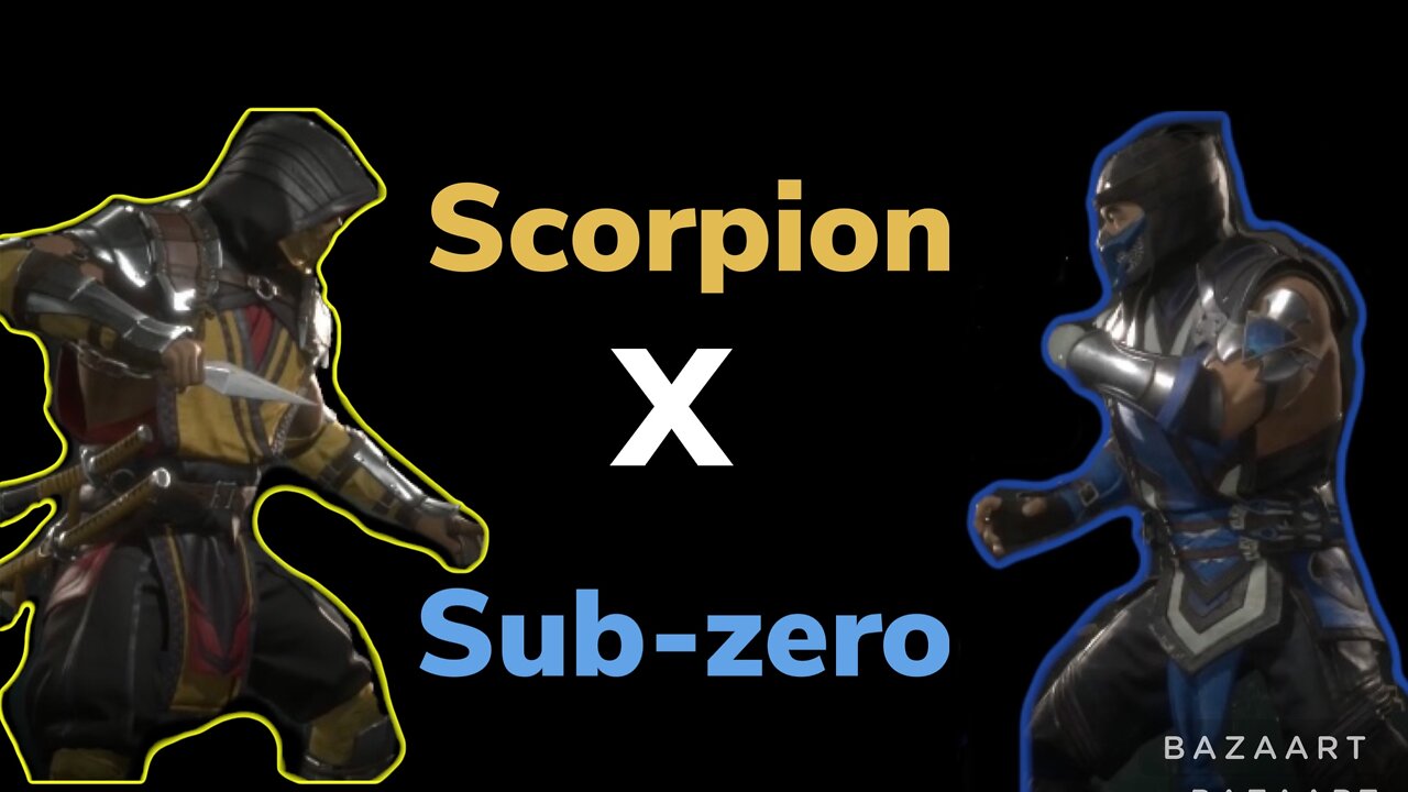 Mortal combate - dando uma surra no sub-zero haha