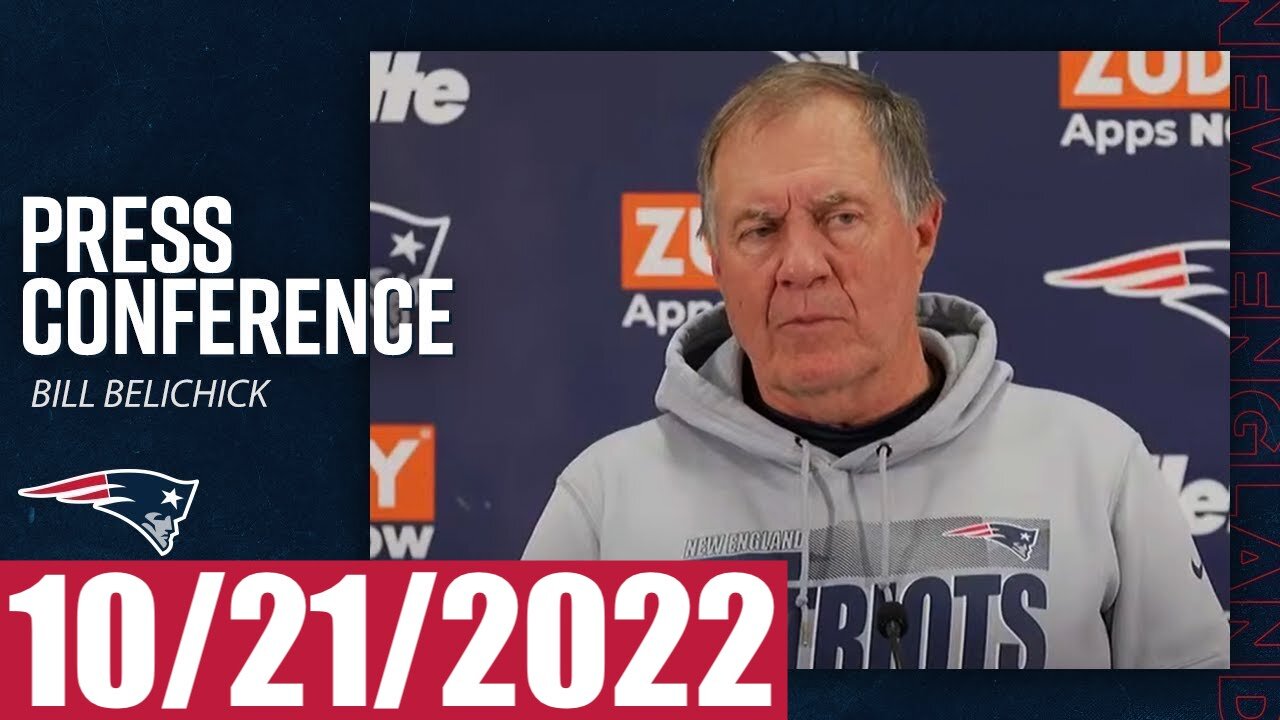 Bill Belichick Press Conference - October 21, 2022 (NFL Patriots)