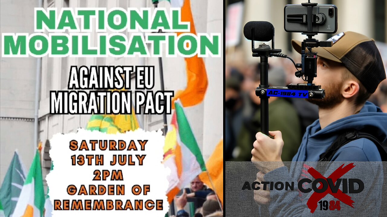 Live! National Mobilisation 13 July 2024, Dublin, Garden of Remembrance