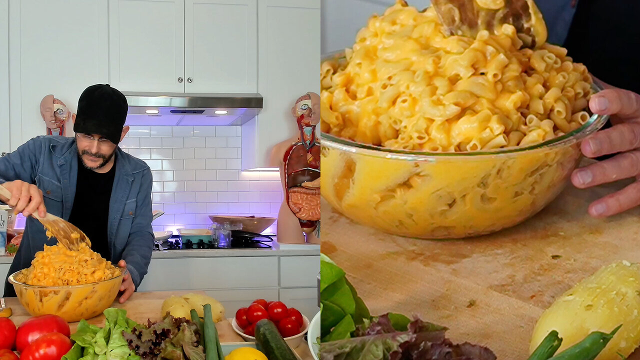 Marijuana & Toxic Heavy Metals - Making Baked Mac & Cheese & Green Salad With French Dressing