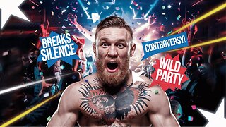 Conor McGregor BREAKS SILENCE on Wild Party Controversy!