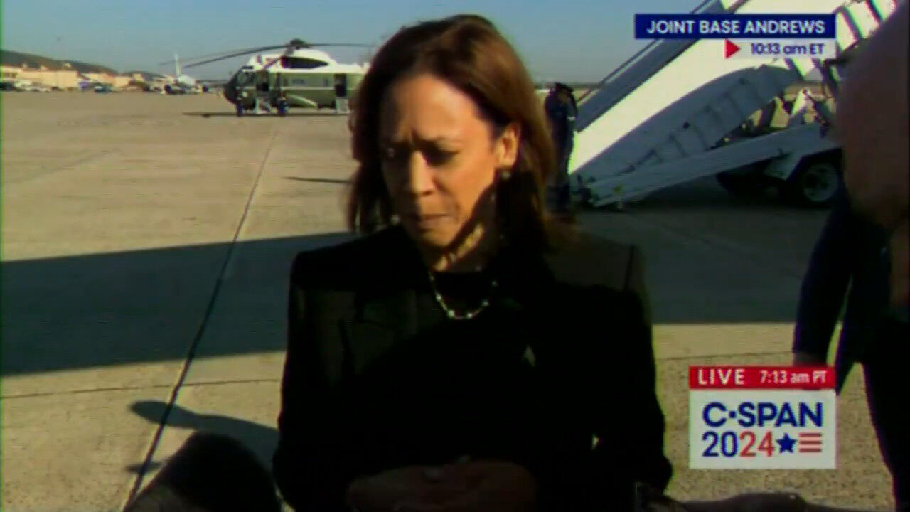 Kamala Harris Tries To Salvage Her Campaign From Joe Biden's Garbage Dump