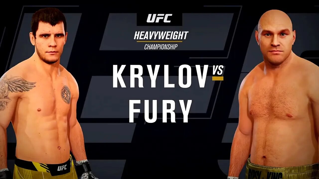 EA Sports UFC 4 Gameplay Tyson Fury vs Nikita Krylov