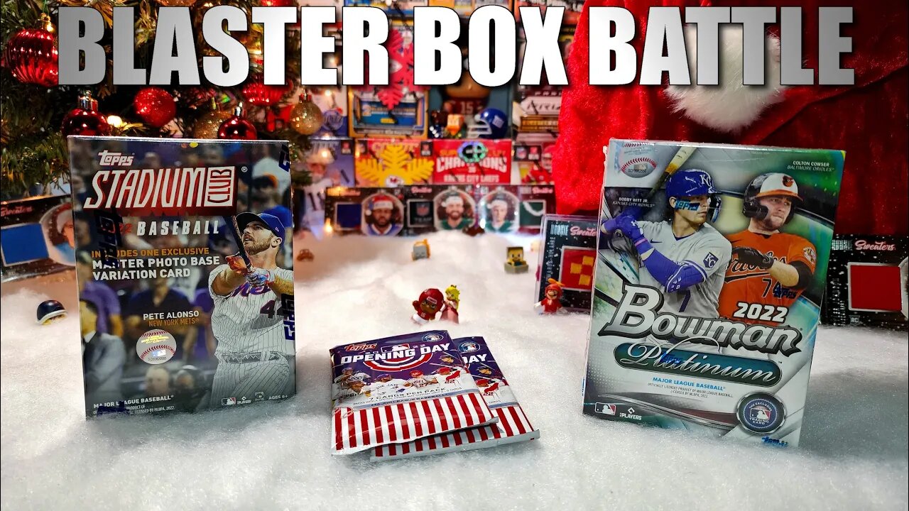 2022 Stadium Club vs Bowman Platinum | Baseball Card Blaster Box Battle