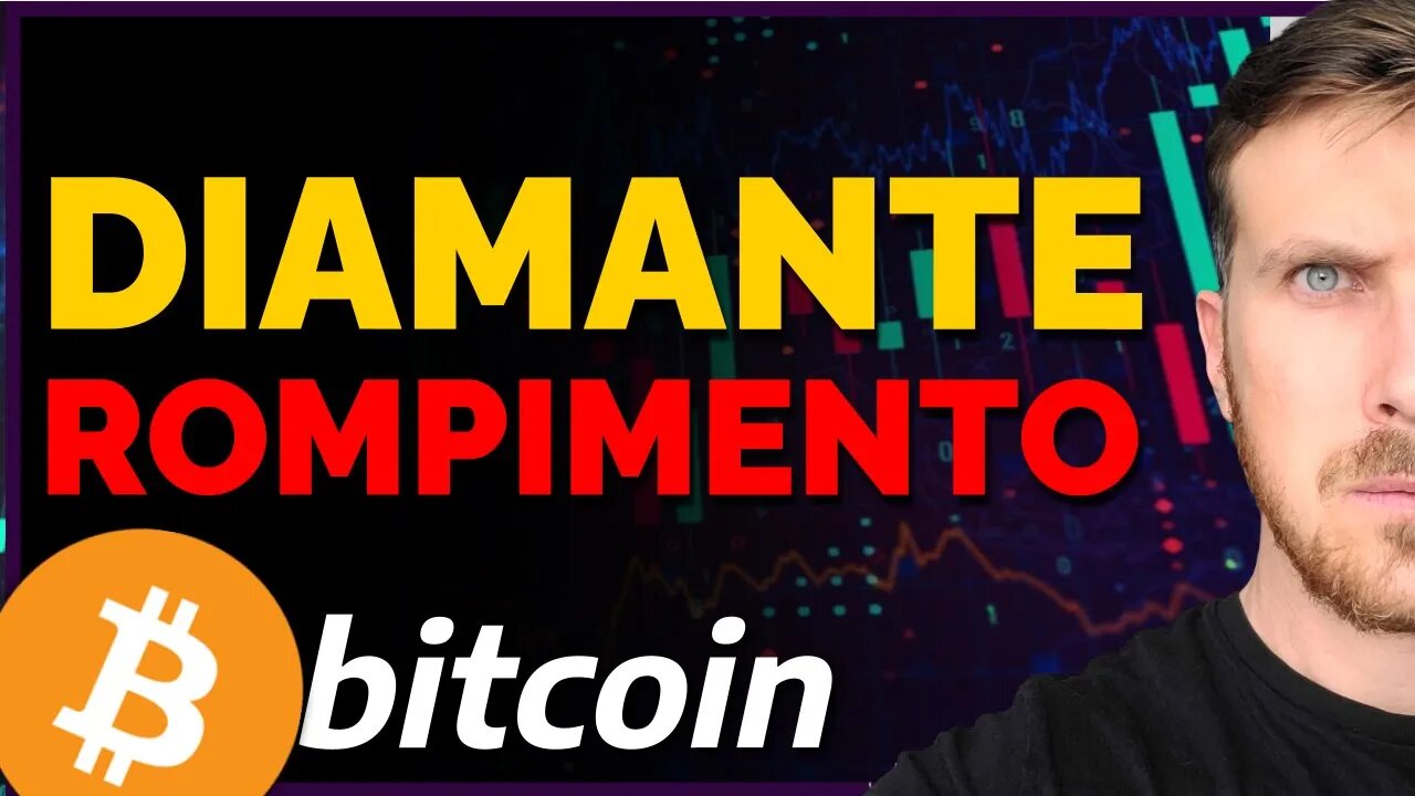 BITCOIN DIAMANTE ROMPE PARA BAIXO. ARMADILHA OU $25K?