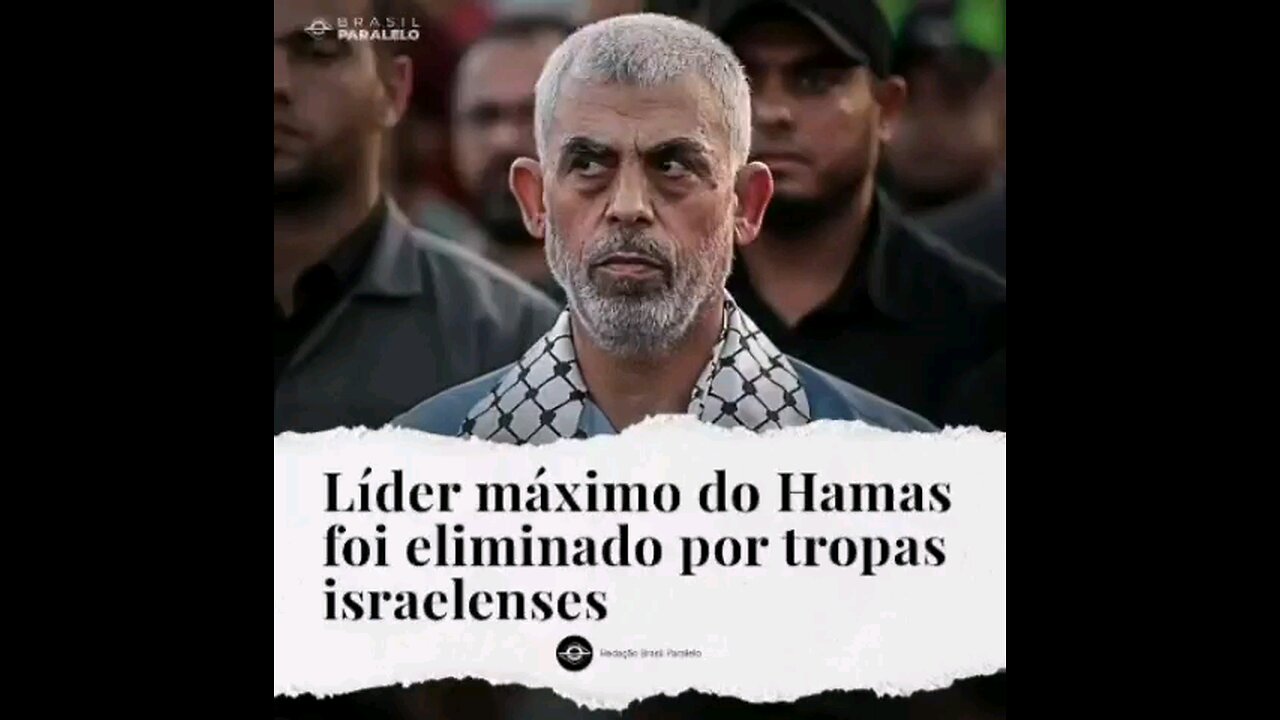 Líder máximo do Hamas é eliminado por tropas israelenses