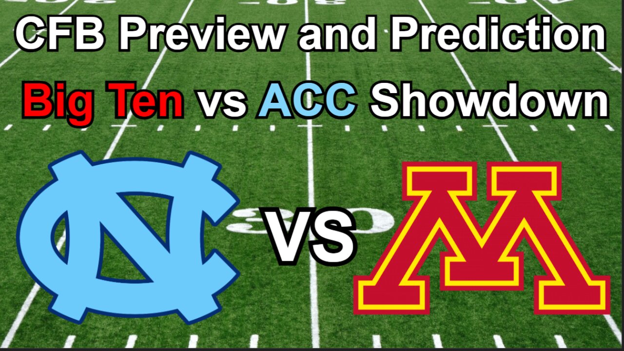 UNC vs Minnesota Football Preview and Prediction!!!/Can Minnesota upset UNC? #cfb