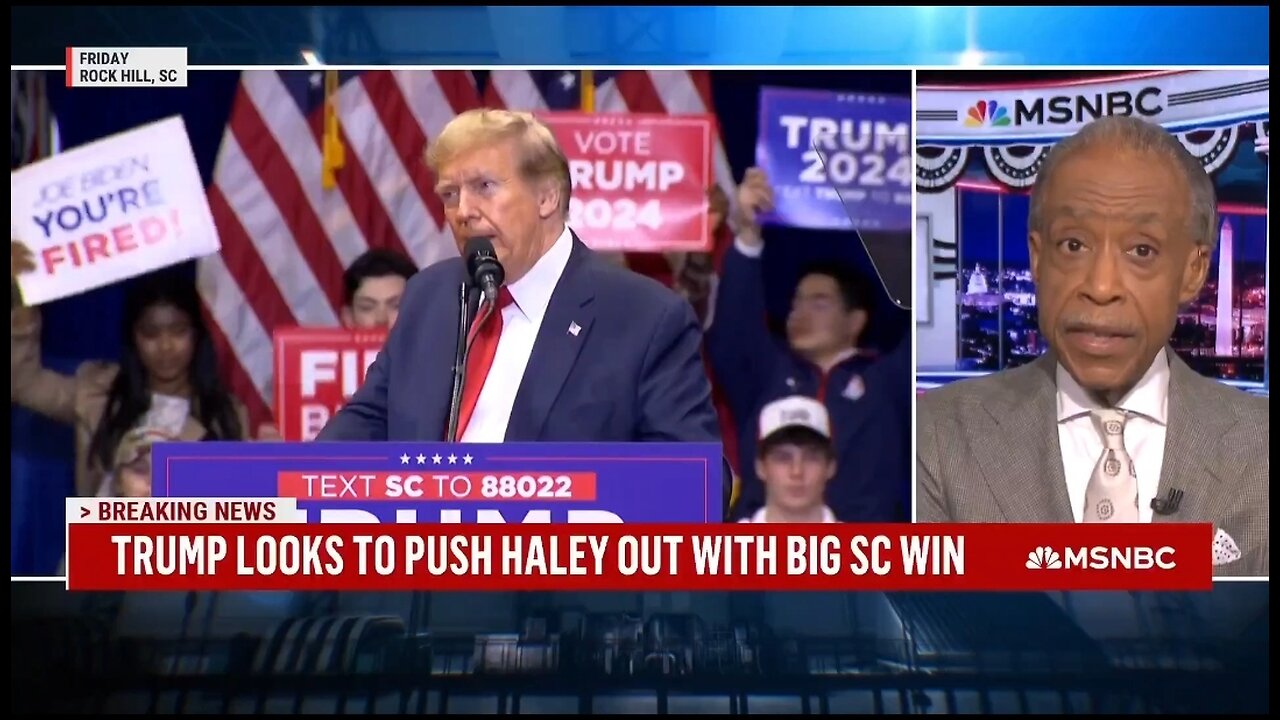 Al Sharpton Claims Trump Is Using Black People To Appeal To White Racists