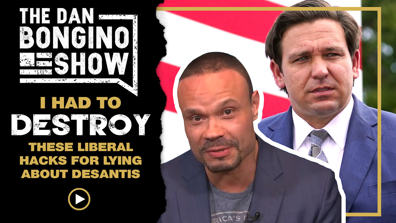 I Had to Destroy These Liberal Hacks for Lying About DeSantis