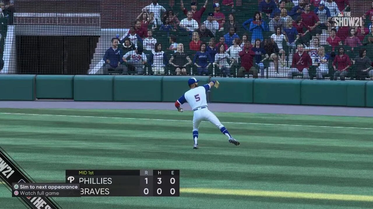 MLB The Show 21 RF assisted to home 2