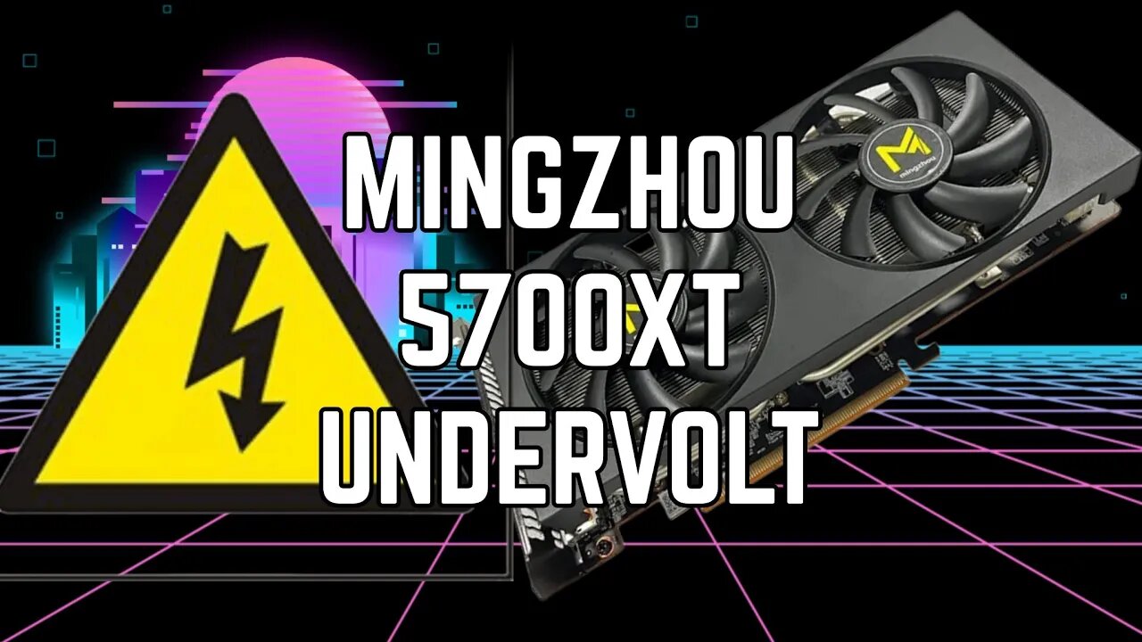 MINGZHOU 5700XT UNDERVOLT | GREAT RESULT!