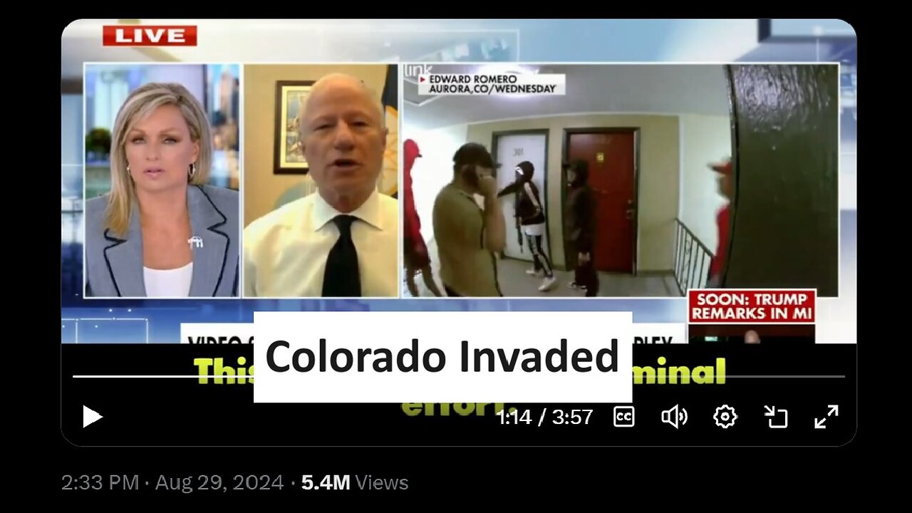 Colorado invaded apts taken over by Venezuelan illegals; gang rule