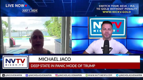 Michael Jaco Discusses Deep State Panic Mode Of Trump with Nicholas Veniamin