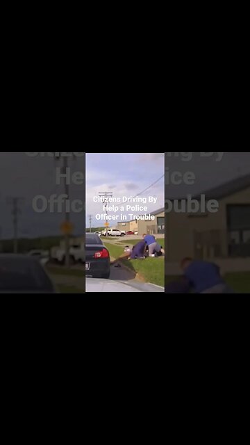 Citizens Driving By Help a Police Officer in Trouble. Are you ready to help?