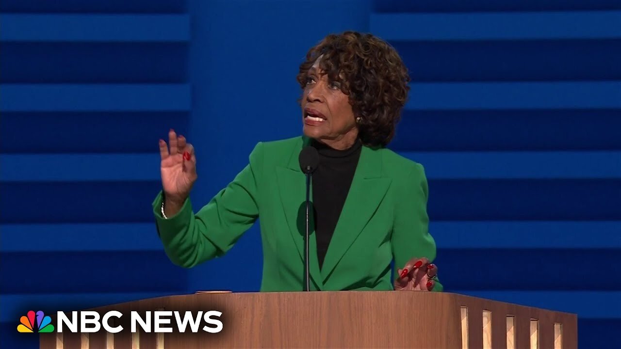 Rep. Maxine Waters pays tribute to civil rights icon Fannie Lou Hamer at DNC