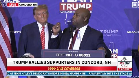 South Carolina Senator Tim Scott Endorses Donald Trump for President