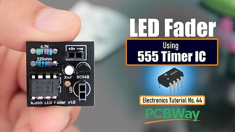 LED Fader Using 555 Timer IC