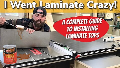 How to Install Laminate on Your Worktop || DIY Laminate Work Surfaces