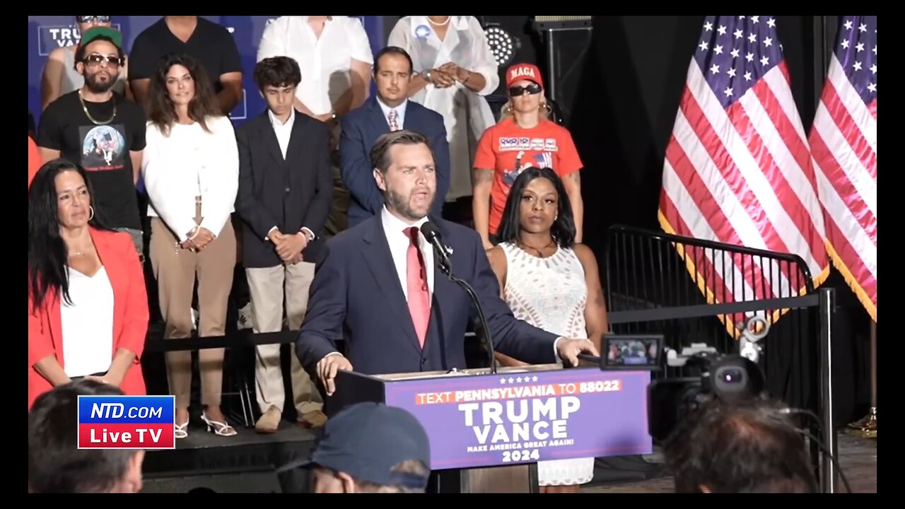 JD VANCE RALLY IN PHILADELPHIA, PA (AUG 6)