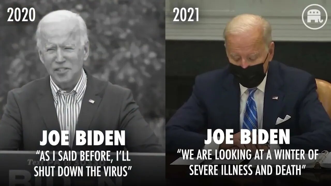 Biden said he would shut down the virus. He lied.
