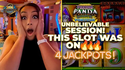 This Peking Panda Slot Machine Wouldn't Stop Paying! 4 Big Jackpots !