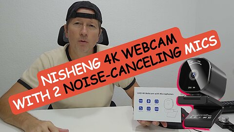 Nisheng M9 4K Webcam Review | Unboxing, Installation & Live Test 2024