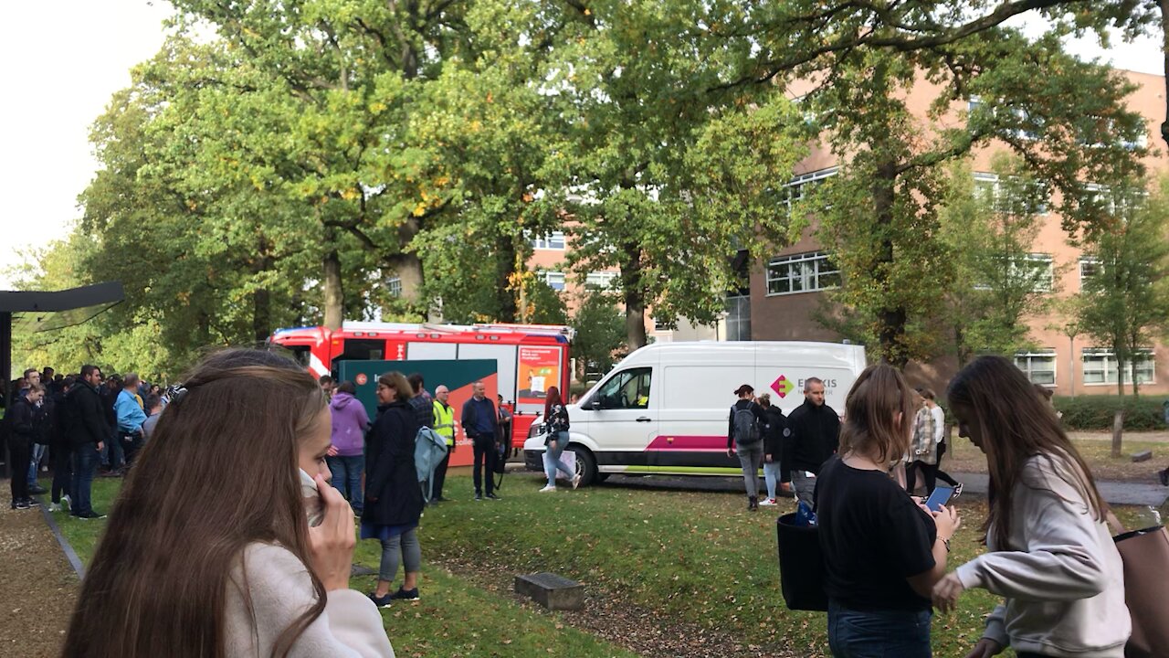 Evacuation high school in the Netherlands