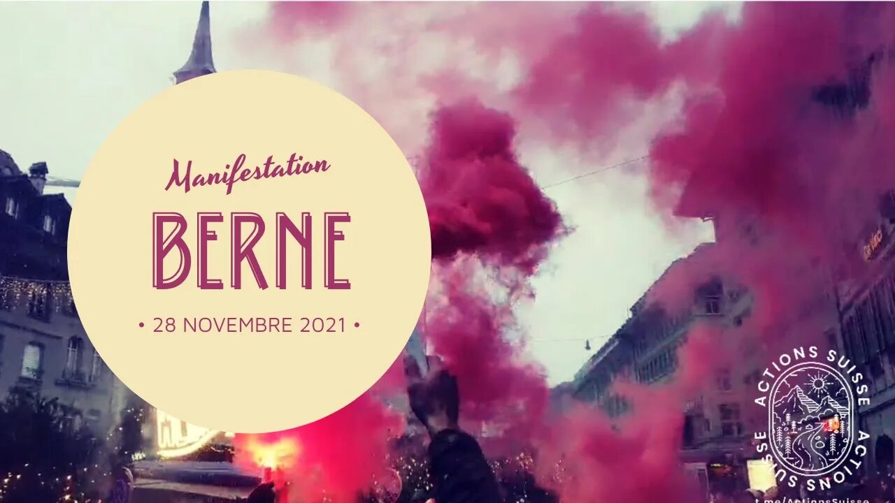 Berne - 28.11.2021 - Manifestation de votation sur la loi Covid