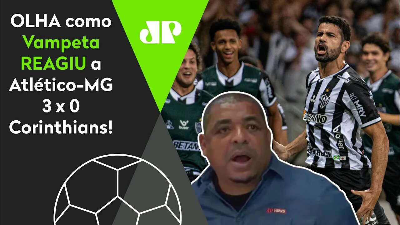 "CA%@LH*!" OLHA as REAÇÕES de Vampeta a Atlético-MG 3 x 0 Corinthians!