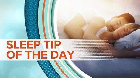 SLEEP TIP OF THE DAY: Look At What You're Sleeping On!