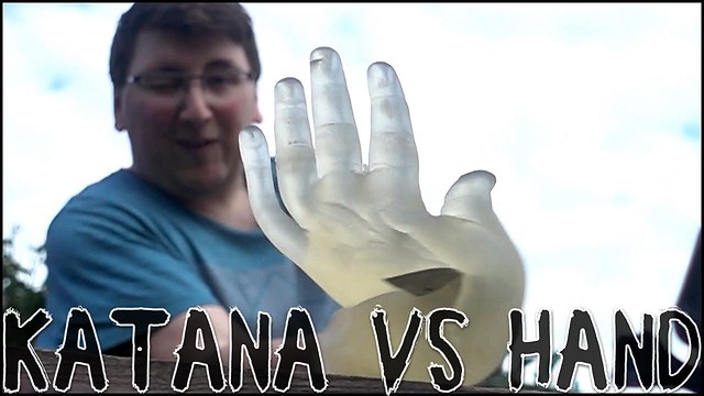 Ballistic Gel Hand vs Katana | PBTV