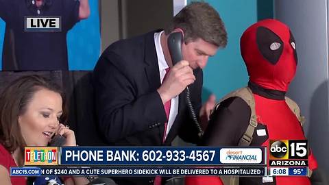 Mayor Greg Stanton stops by Phoenix Children's Hospital Telethon hosted by ABC15