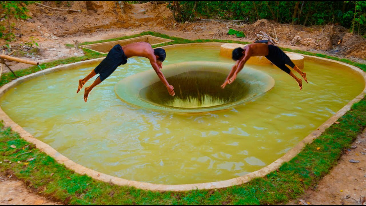 121 Days Digging the Deepest Underground Pool! 🌊🏊♂️