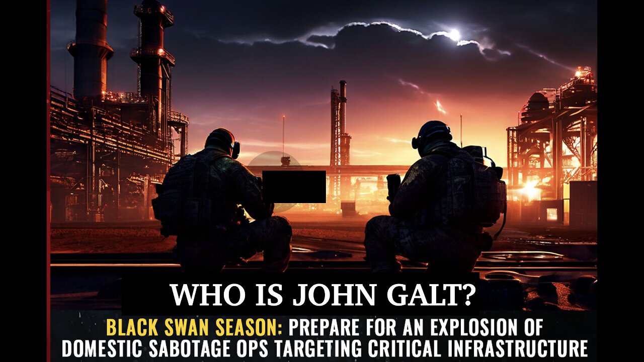 Mike Adams-HRR W/ BLACK SWAN SEASON: Prepare for an explosion of domestic sabotage ops...TY JGANON