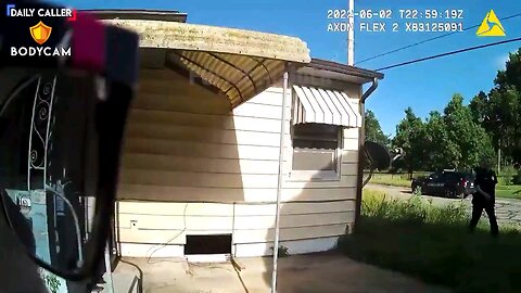 Woman tries fleeing from police after found in someone else's garage.