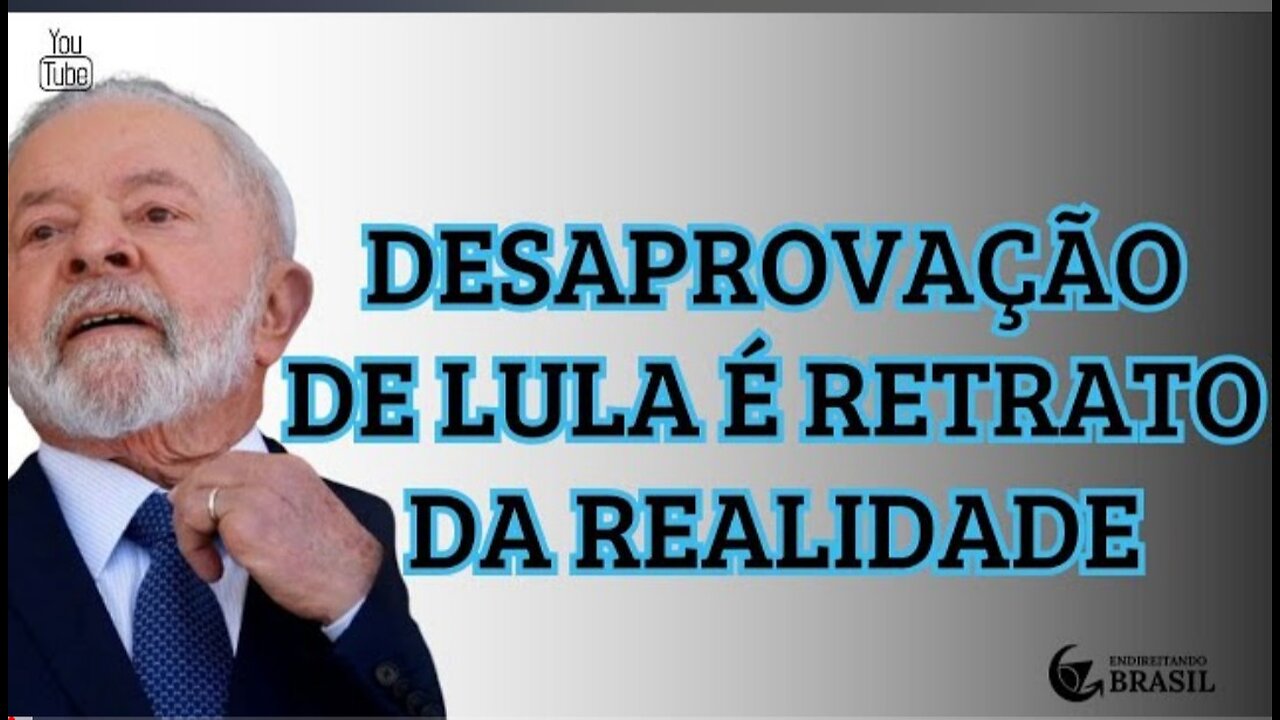 28.03.24 (NOITE) - Jornal da Bagaceira Brasil - DESAPROVAÇÃO DE LULA É RETRATO DA REALIDADE